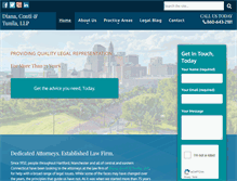 Tablet Screenshot of dctlaw.com